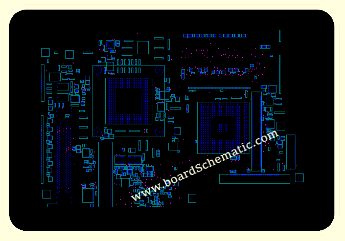 Toshiba M100 Board view